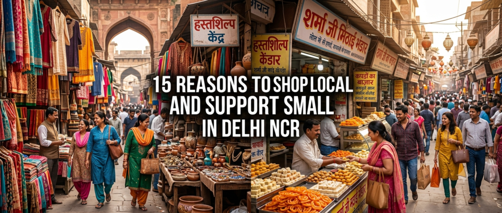 15 reasons to shop local and support small in delhi NCR